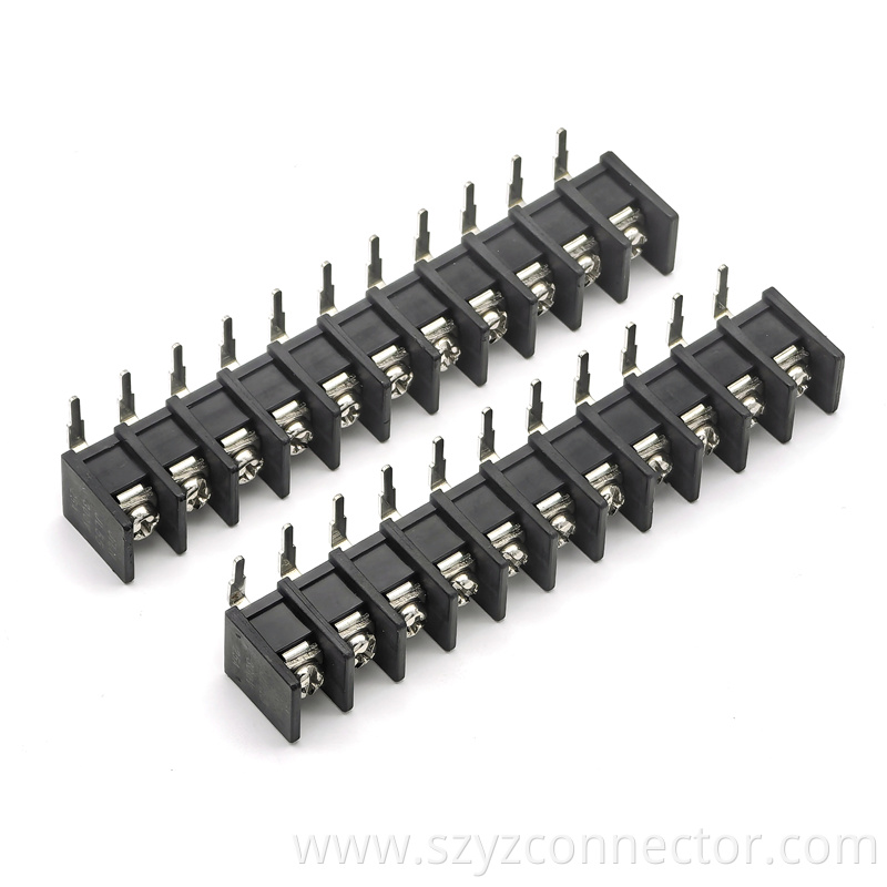 Wire terminal block fence type
